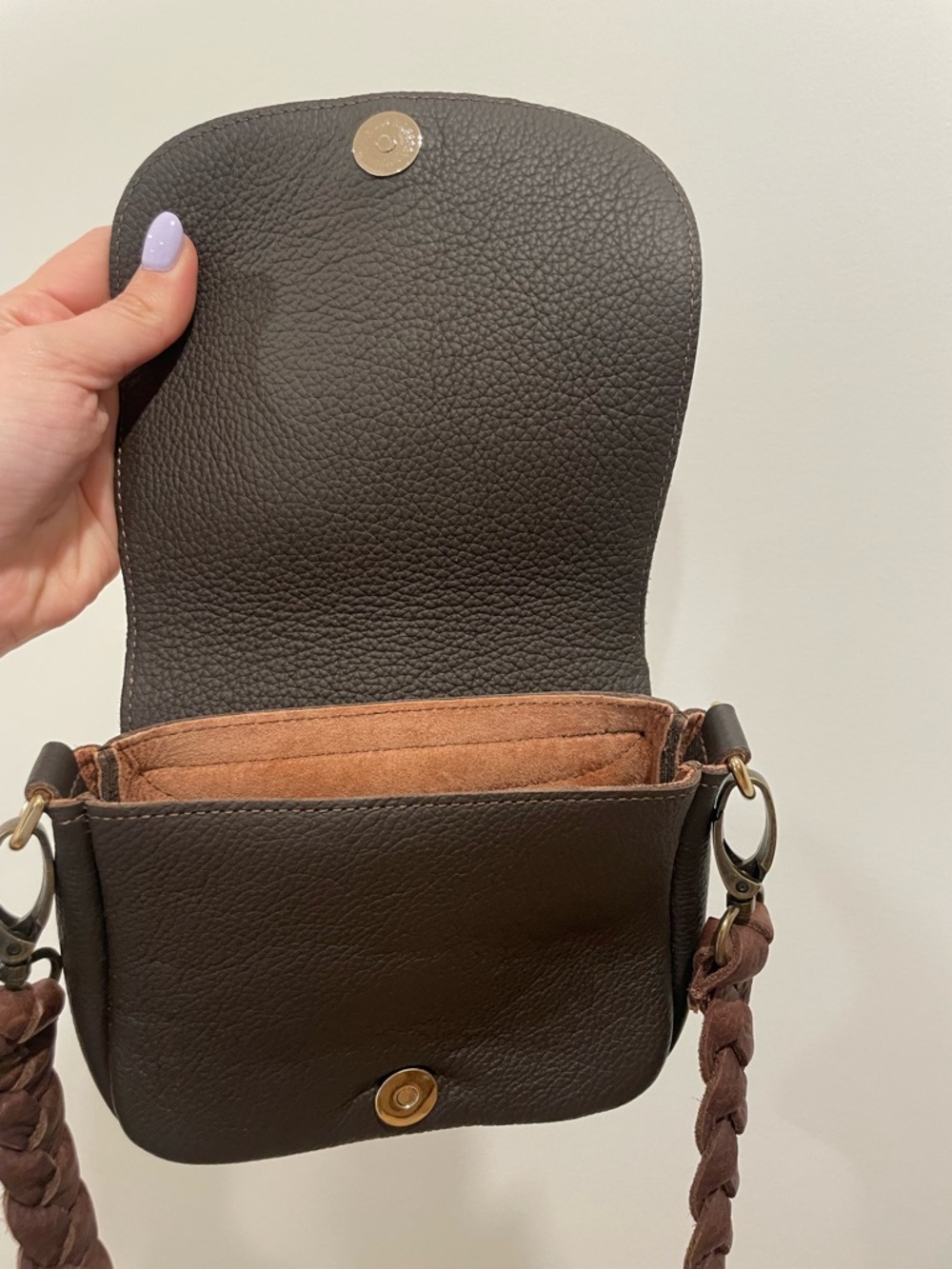 Authentic Vintage BohoBag Louis Vuitton Monogram Mini Crossbody Bag in Brown - Picture 5 of 6